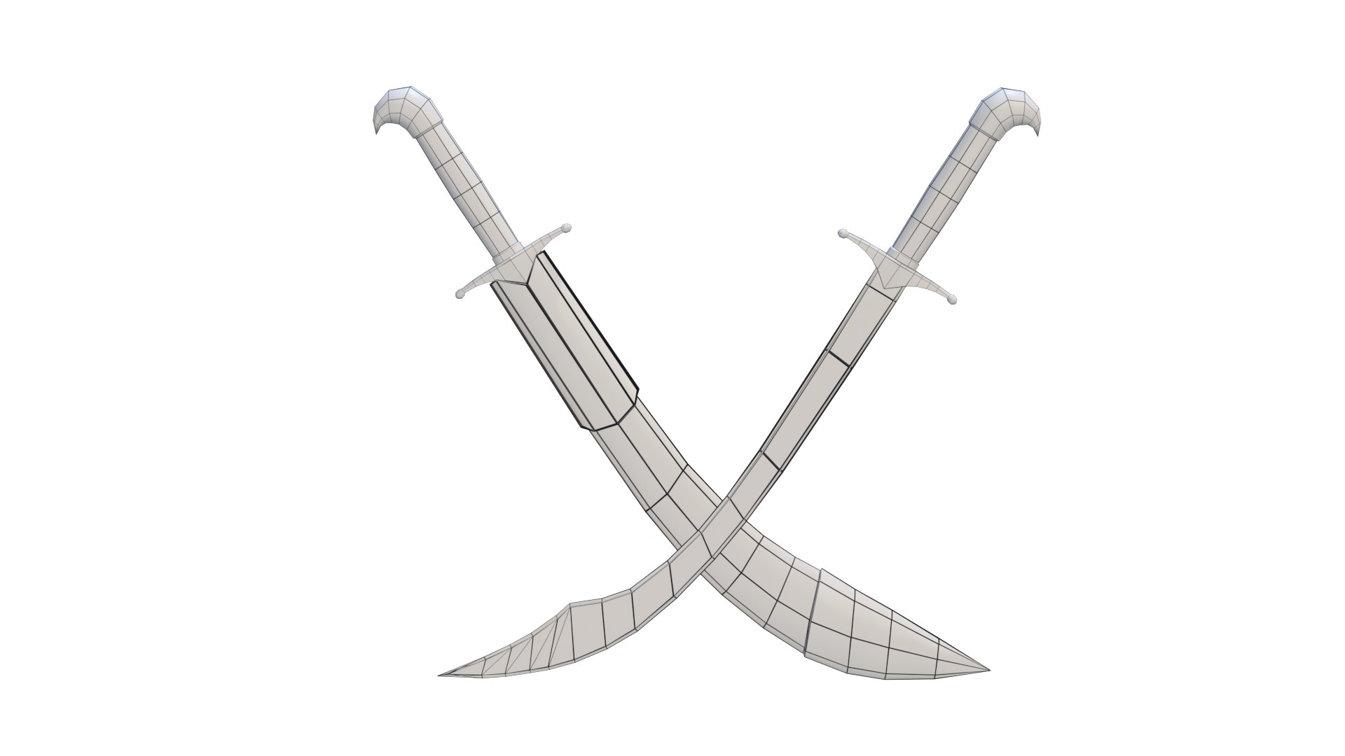 3D Vector Sword - TurboSquid 2376077