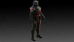 3D Crysis Nanosuit Ops Version3D Model High-Quality Rigged model