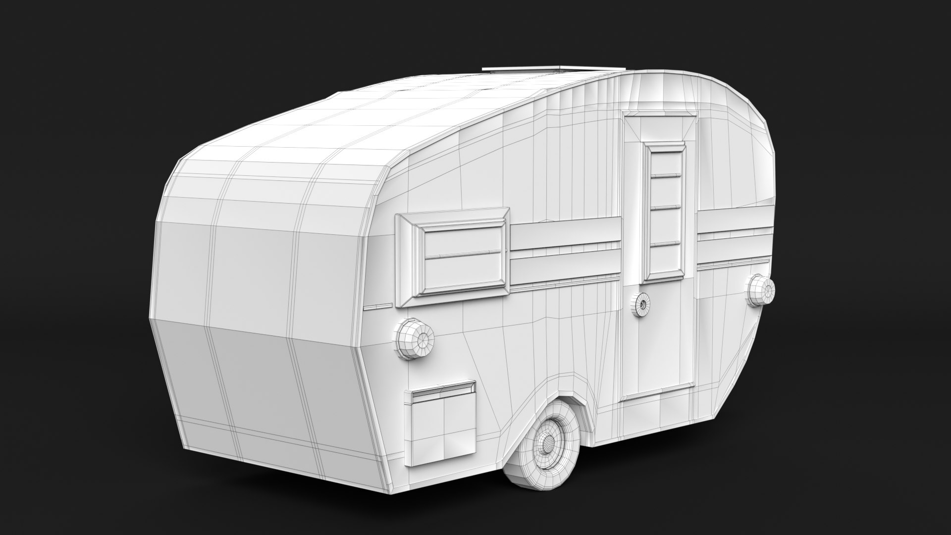 Old Camper 3D Model - TurboSquid 1601131