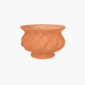 Woven dish 3D model