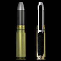 German 20mm MG 151/20 cartridge with cutaway