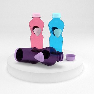 3d model water bottle