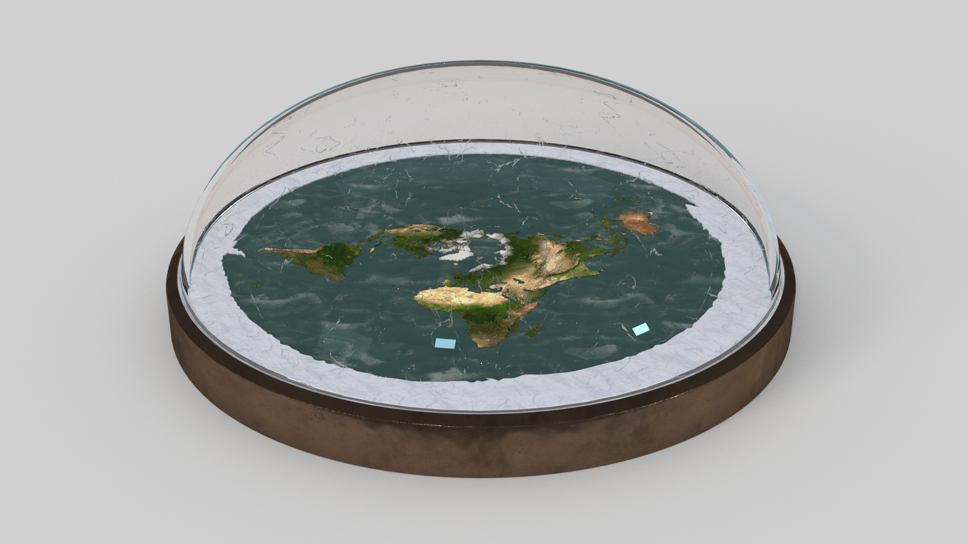 Working flat cheap earth model