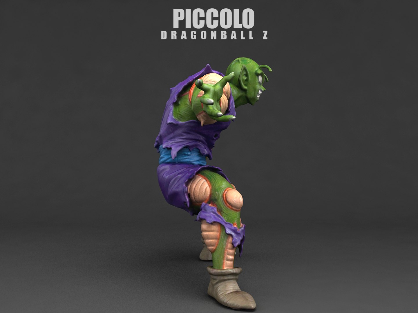 Piccolo figure scanned model - TurboSquid 1289961