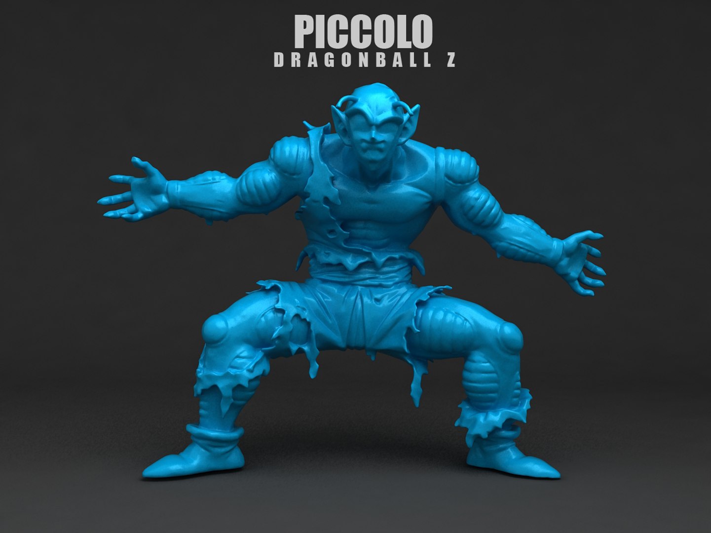 Piccolo figure scanned model - TurboSquid 1289961
