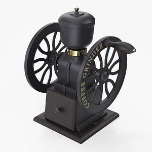 3D Retro Style Manual Coffee Grinder
