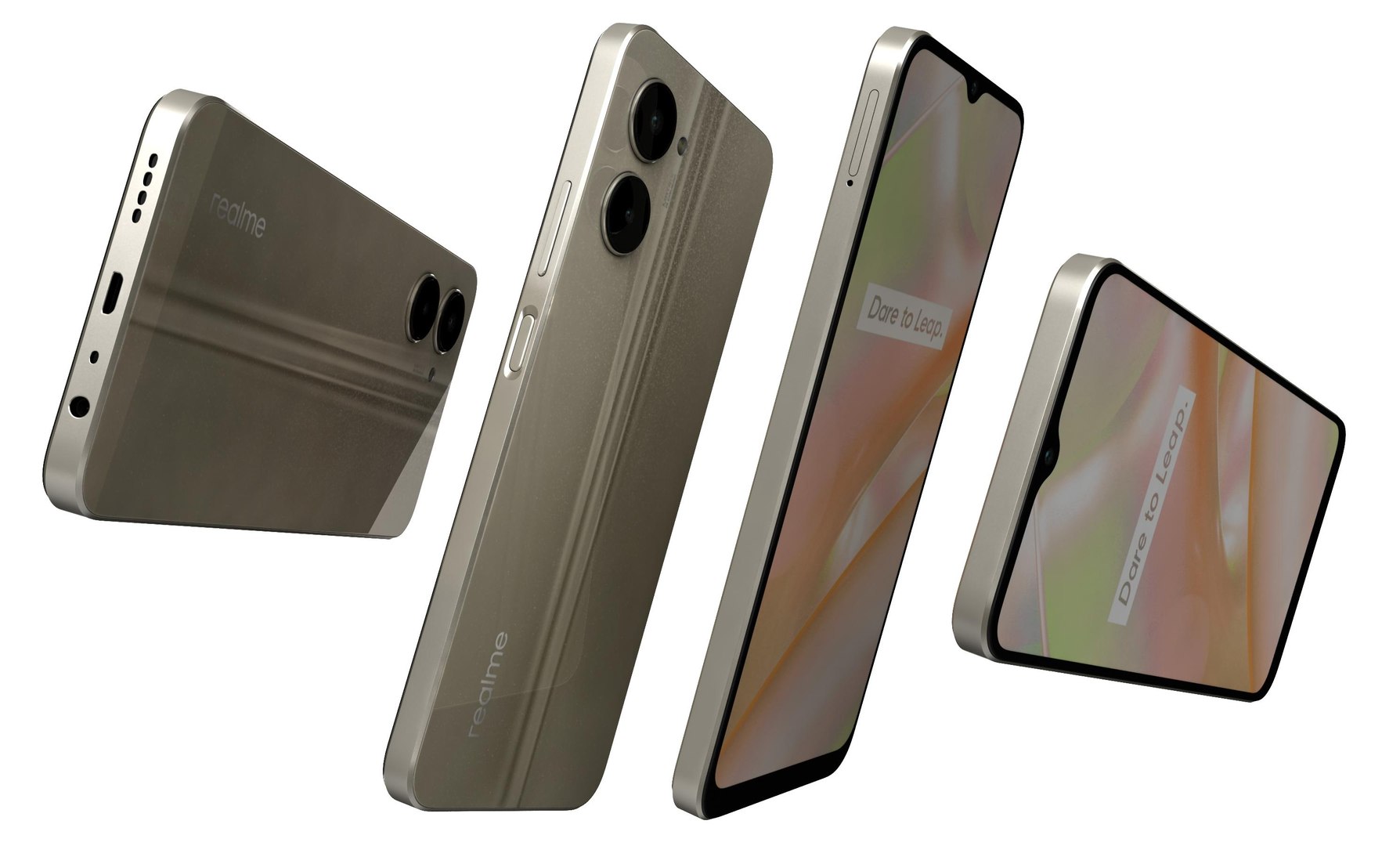 3D Realme C33 2023 Gold - TurboSquid 2046499
