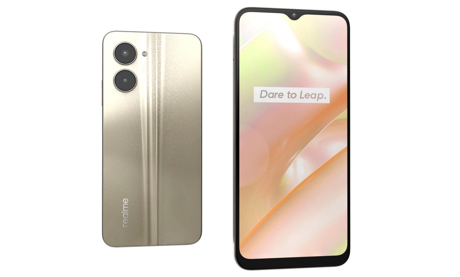 3D Realme C33 2023 Gold - TurboSquid 2046499