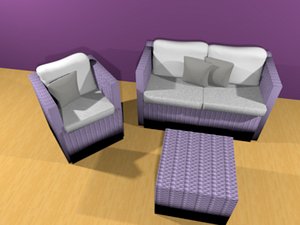 3D sofa model