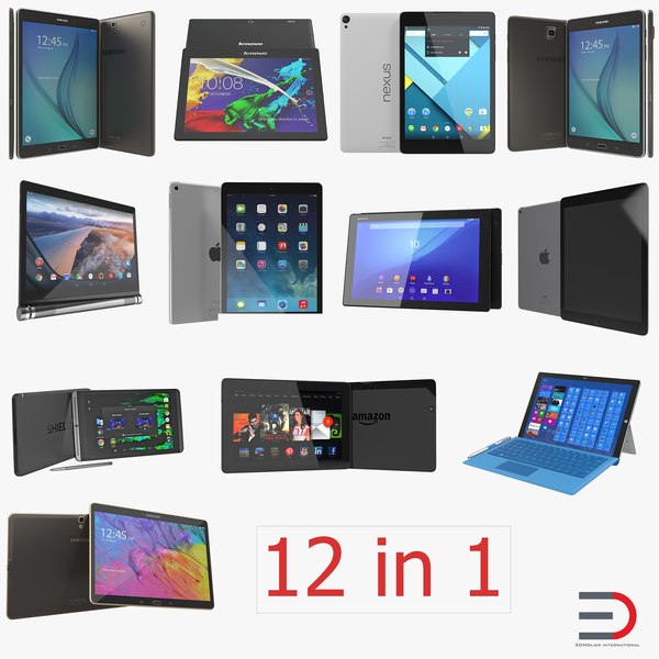 3d model tablets tab s