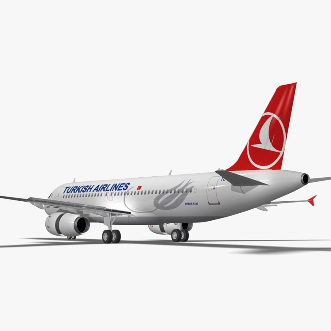 airbus a320-232 turkish airlines obj