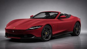 Ferrari Roma Spider Convertible 3D Model 3D model