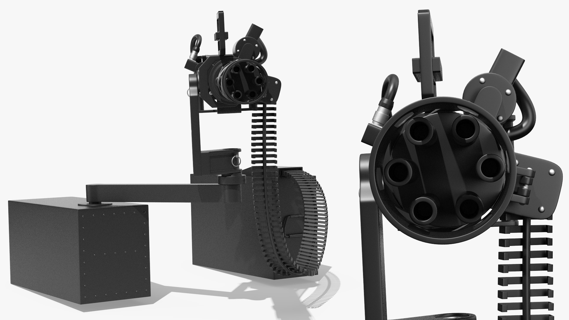 Barrel Gatling Gun 3D - TurboSquid 1624497