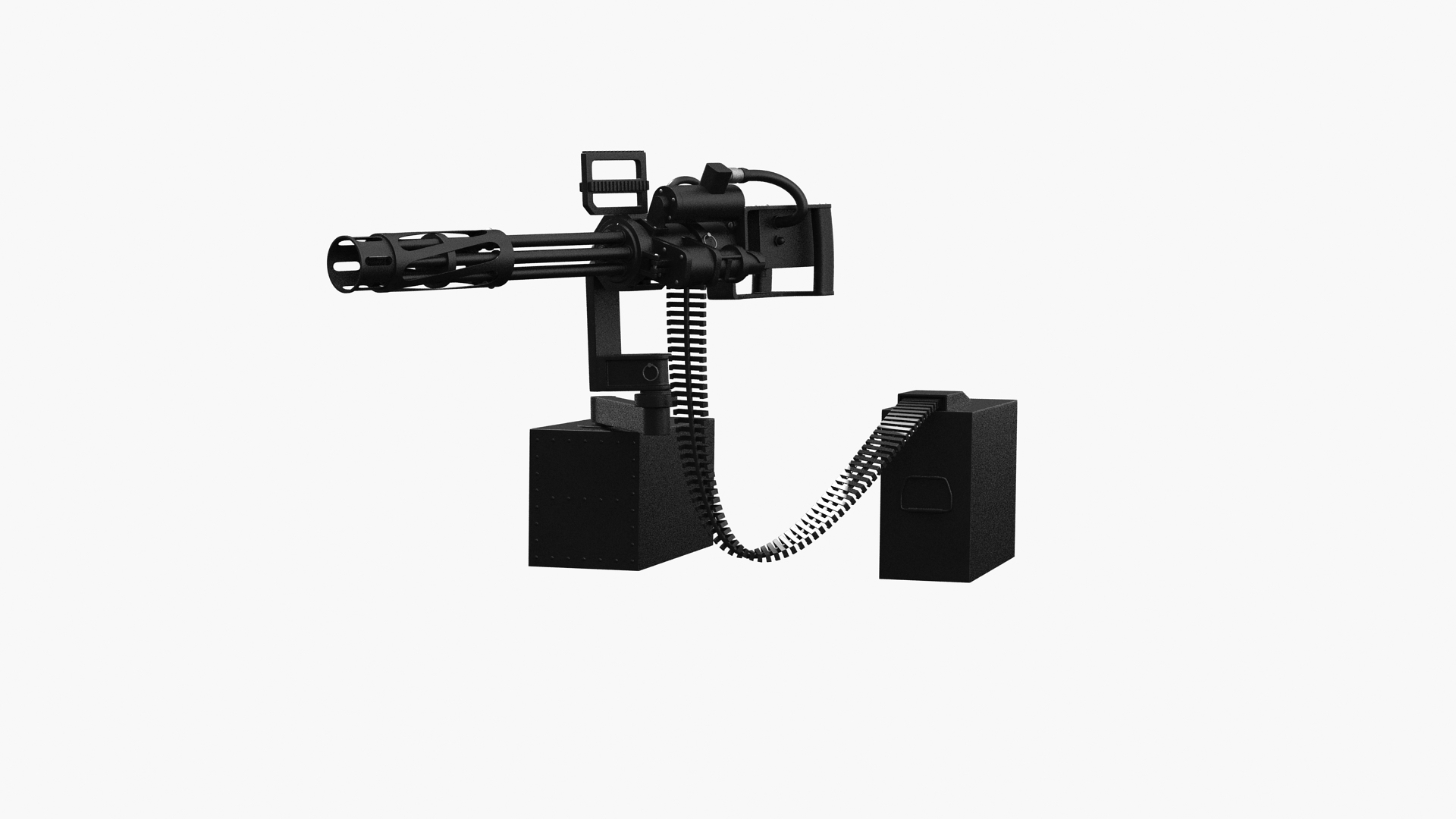 Barrel Gatling Gun 3D - TurboSquid 1624497
