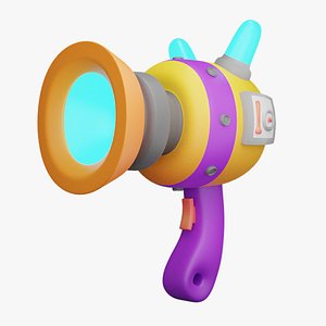 Space Cartoon IceBringer Gun 3D model