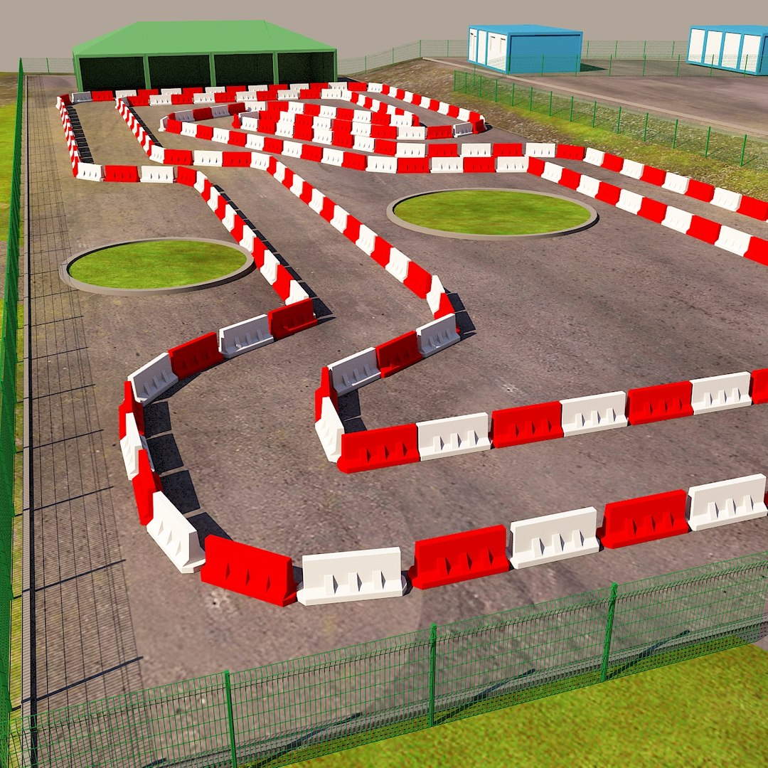 Cart Track 3d Model
