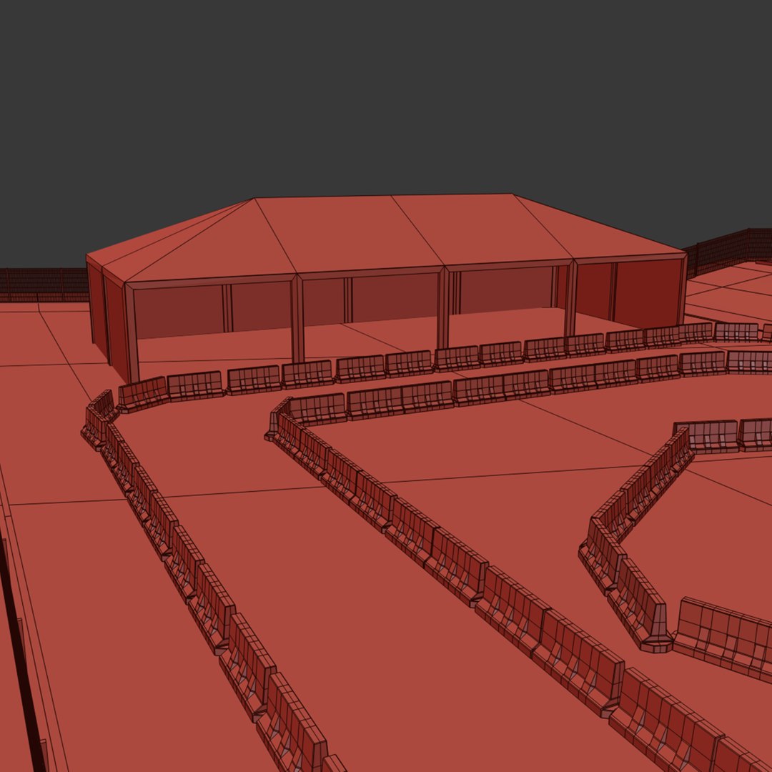 Cart Track 3d Model