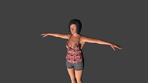 character female base mesh model