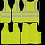 Manequim com colete de segurança amarelo Hi Vis