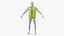 Manequim com colete de segurança amarelo Hi Vis