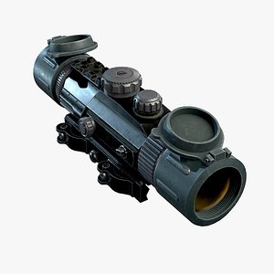Optical Scope 106 PBR 3D model