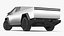 Tesla Cybertruck 2024 w kolorze srebrnym