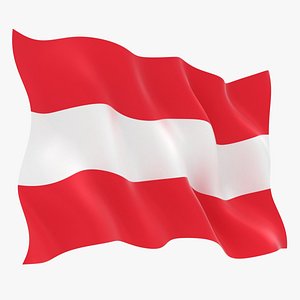 austria flag animation model