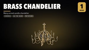 Brass Chandelier