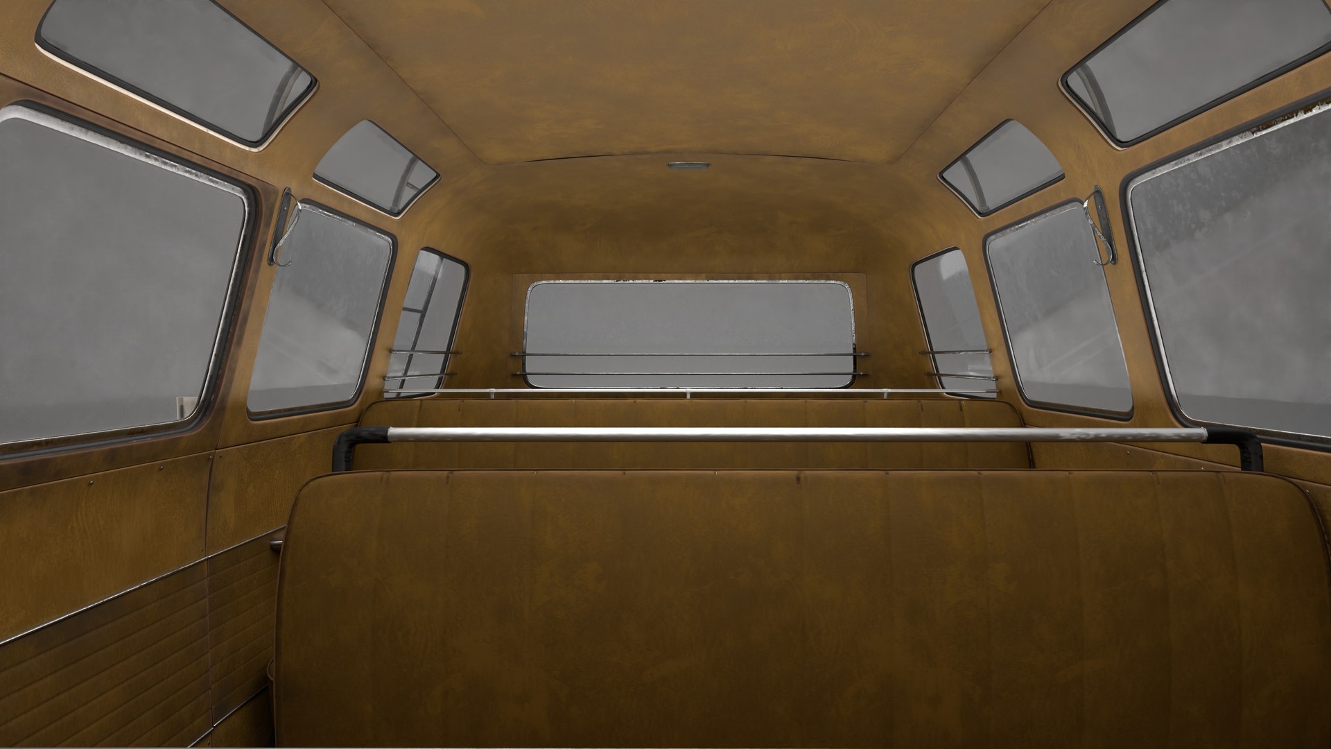 3D Volkswagen T1 Full Interior And Chassis - TurboSquid 2087654