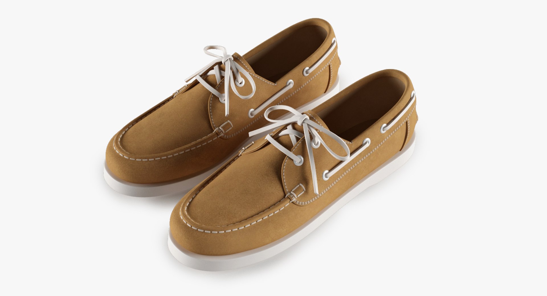 3d Topsiders Leather Model