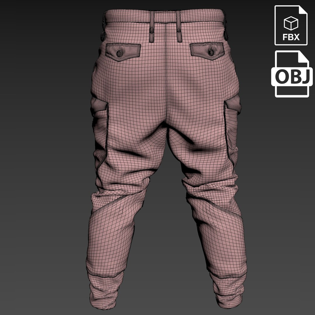 Men Clothes High Poly Clean Retopology 3D model 3D model - TurboSquid ...