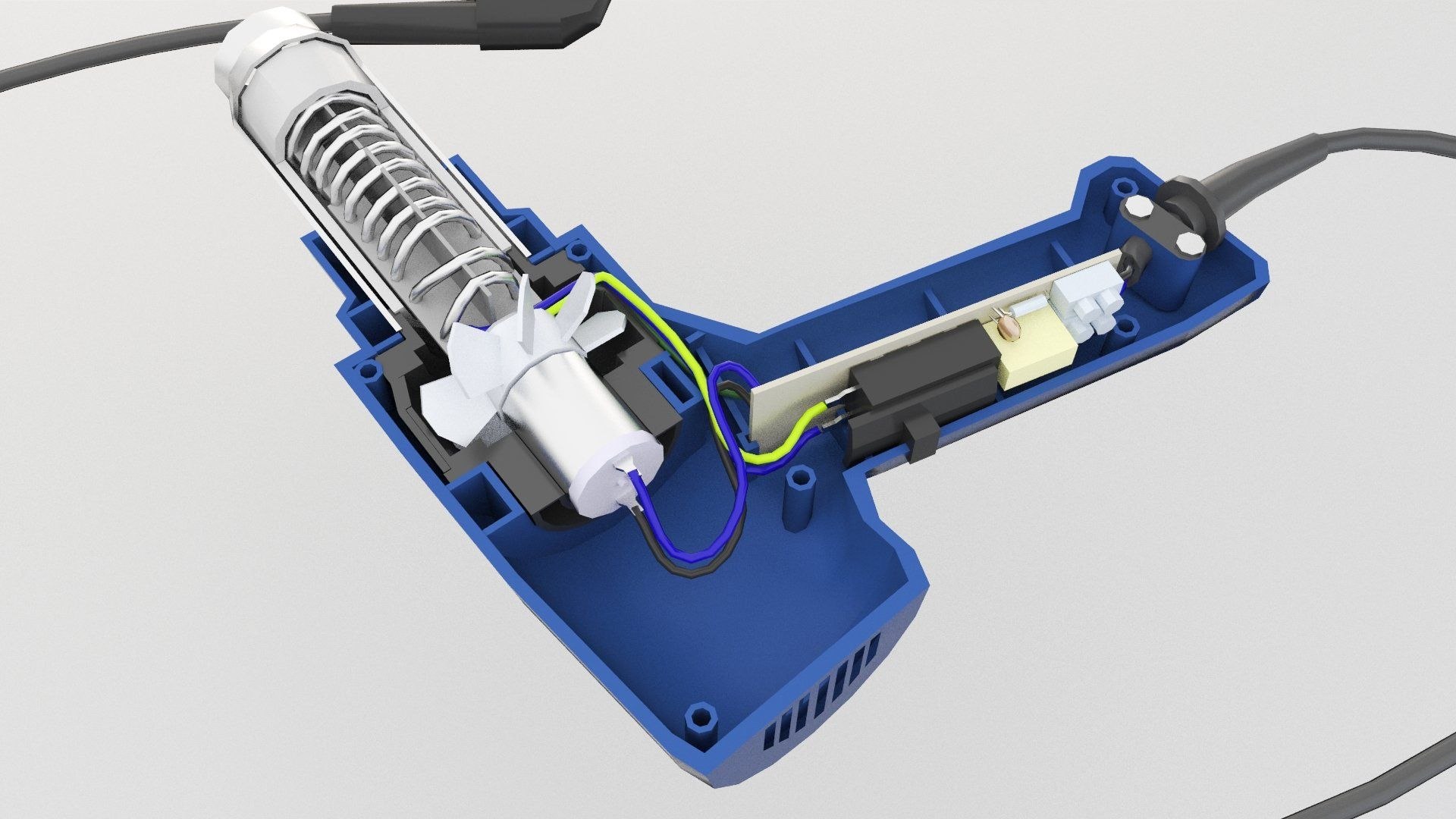 Interior Parts Gun Heat 3D Model - TurboSquid 1527342