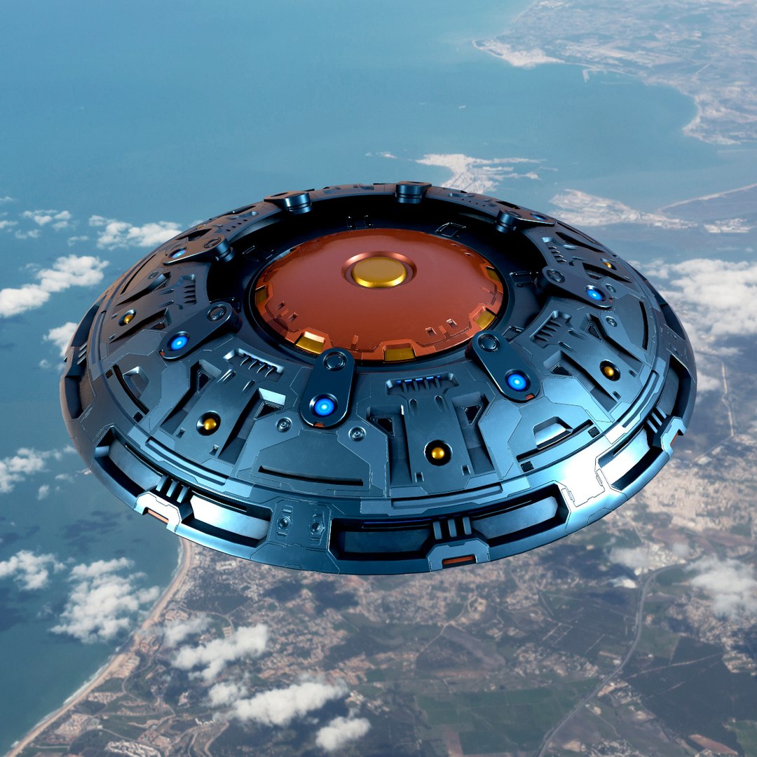 Space Ufo 3D Model - TurboSquid 1339606