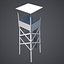 hunters watch tower architecture 3d max