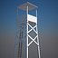 hunters watch tower architecture 3d max