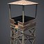 hunters watch tower architecture 3d max