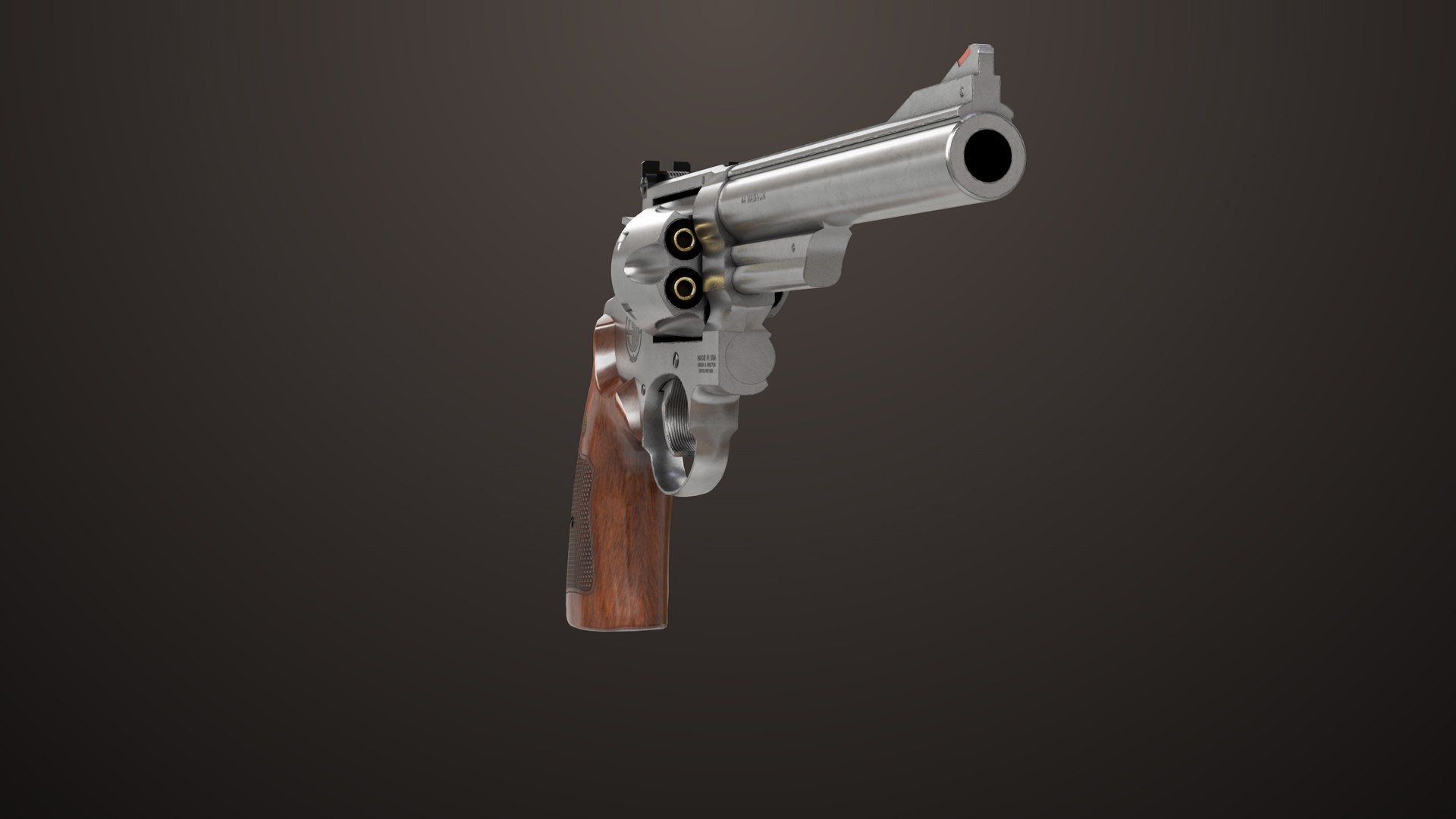 Revolver 01 Model M29 All PBR Unity UE Textures 3D model - TurboSquid ...