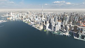 3D model Toronto City Canada