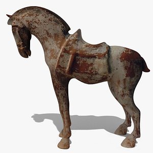 figurine horse statuettes 3d model
