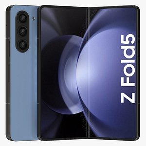 Samsung Galaxy Z Fold 5 Blue model