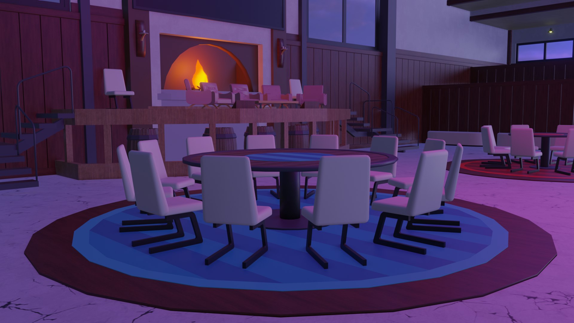 3D Metaverse Restaurant - TurboSquid 1877557