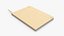 Classic Notebook with Bookmark Yellow