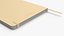 Classic Notebook with Bookmark Yellow