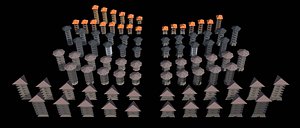 Tropical tower and pavilion pack 26A88