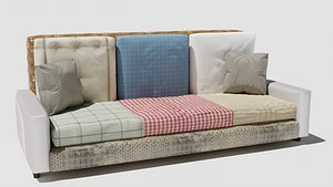 3D SOFA Seating 3D Model furnishings seating sofa leather sofa 3D Model furnishings seating