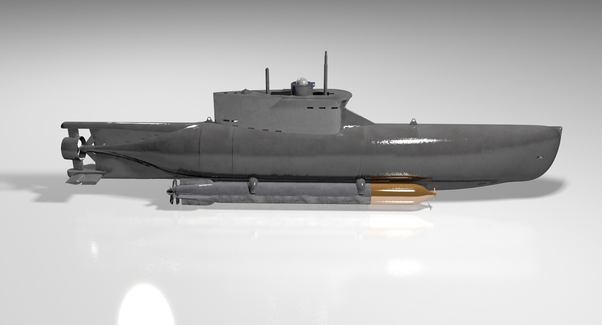 3D Submarine Sub Marine - TurboSquid 1486203