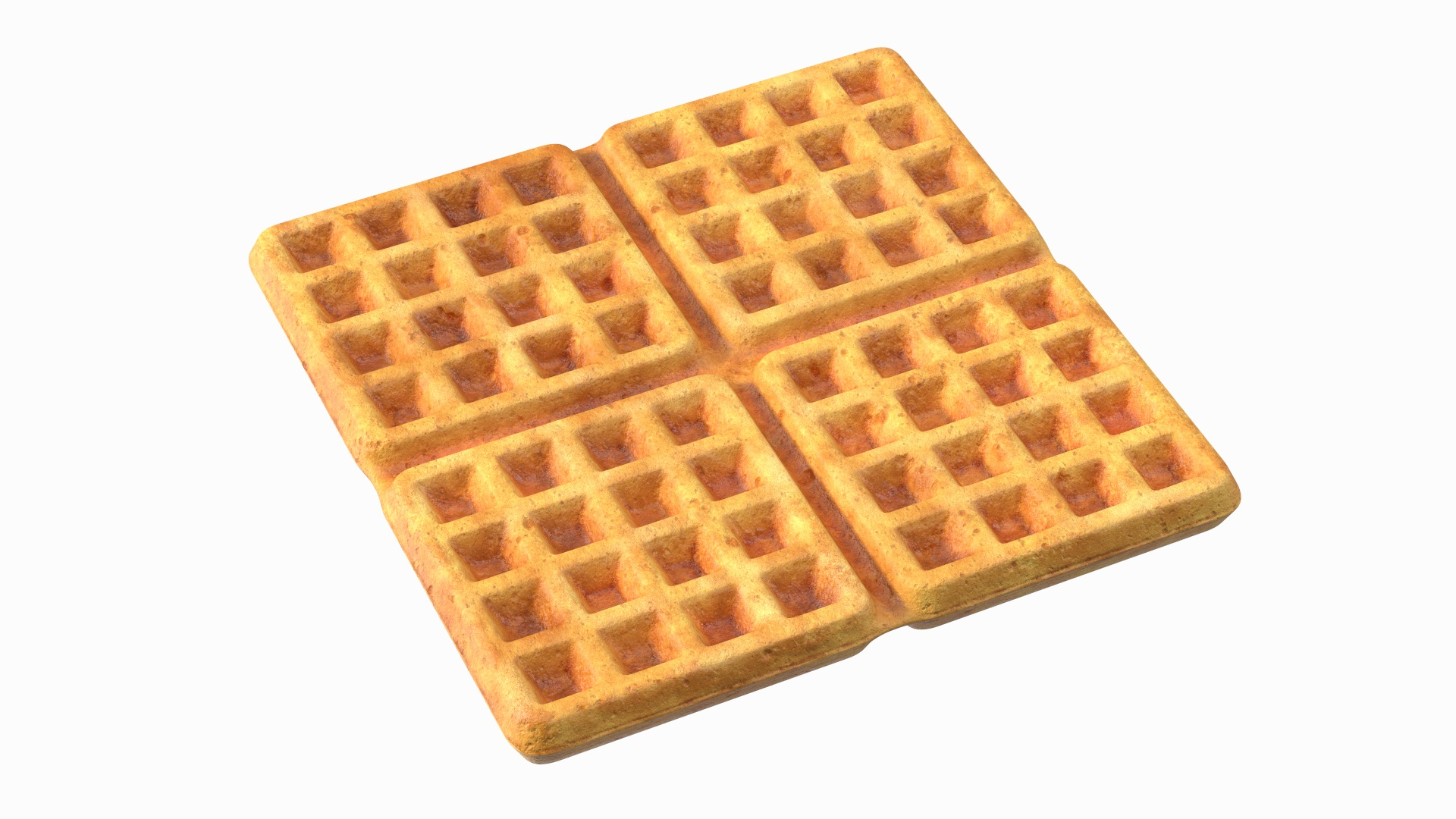 3D Square Waffle TurboSquid 2018619