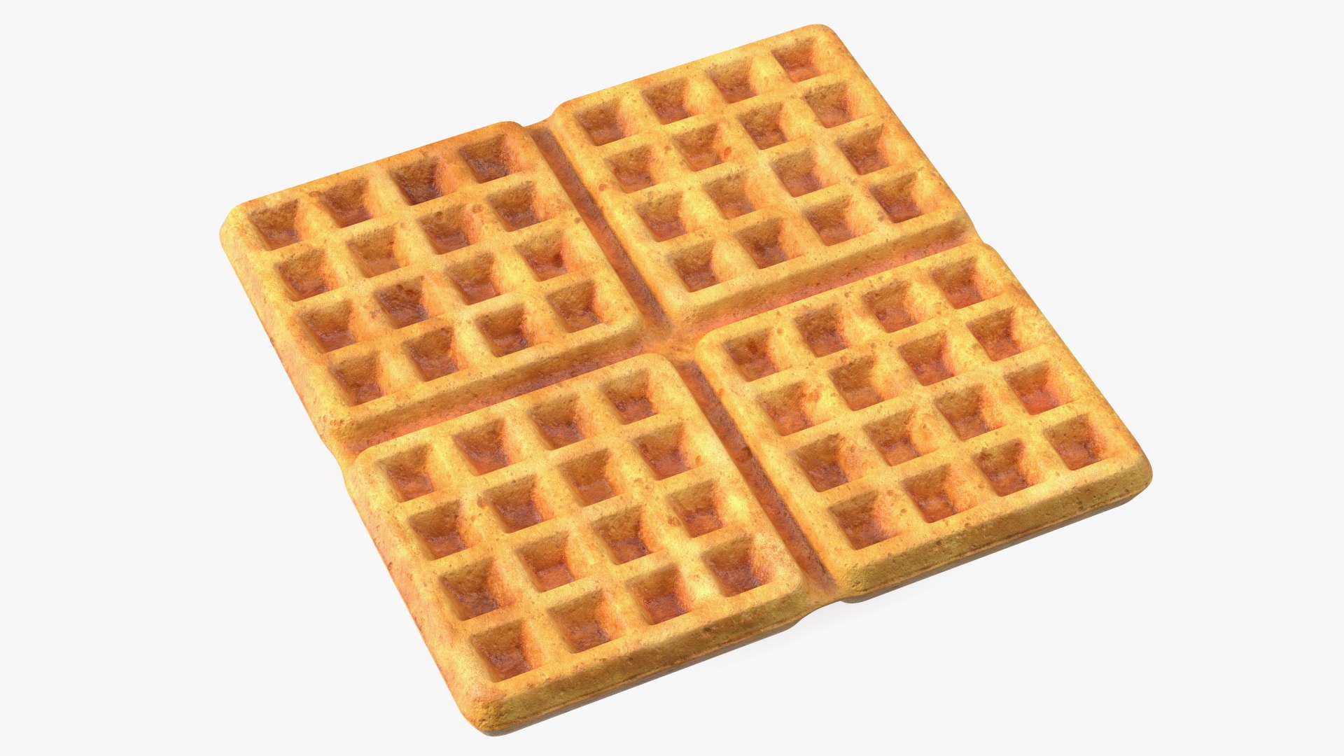 3D Square Waffle TurboSquid 2018619