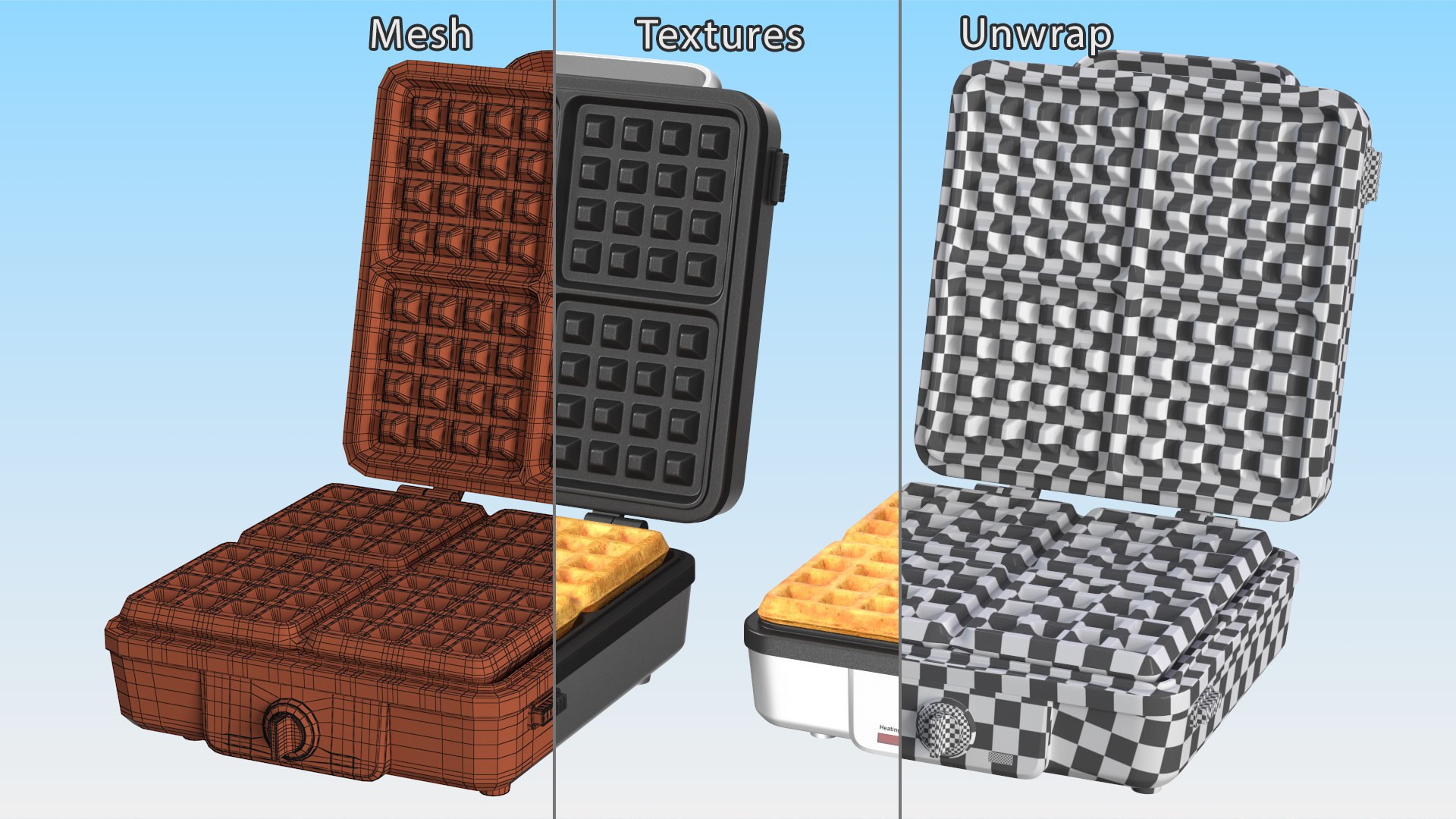 3D Waffle Makers with Waffle Collection https://p.turbosquid.com/ts-thumb/Ky/0i3meP/4g/wafflemakerswithwafflecollection3dmodel013/jpg/1677740505/1920x1080/fit_q87/dc19eb9cd237d74831103413071919e4ba3b99e2/wafflemakerswithwafflecollection3dmodel013.jpg