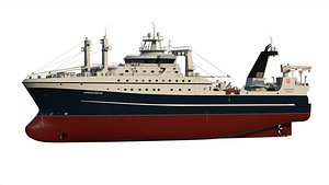 3D Factory Freezer Trawler ST-192 model